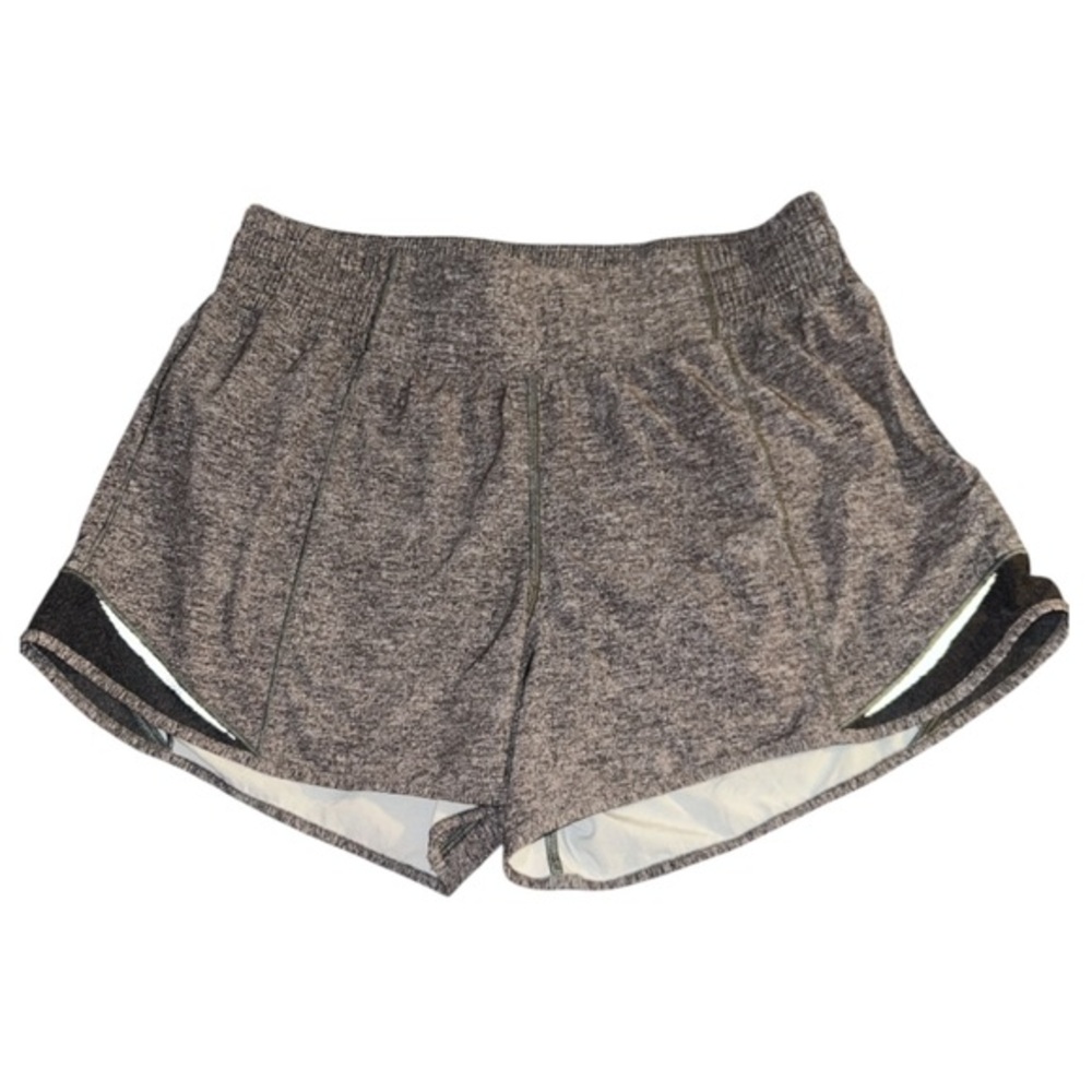 Lululemon Hotty Hot Short *High-Rise Long 4"
Heather Lux Multi Black size 6T